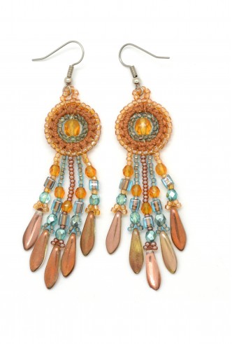 Macrame Spear Earrings Macrame Spear Earrings